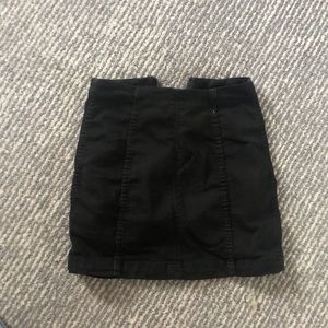 FREE PEOPLE Black body con skirt